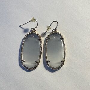 Kendra Scott Gold Plated and Gray Earrings